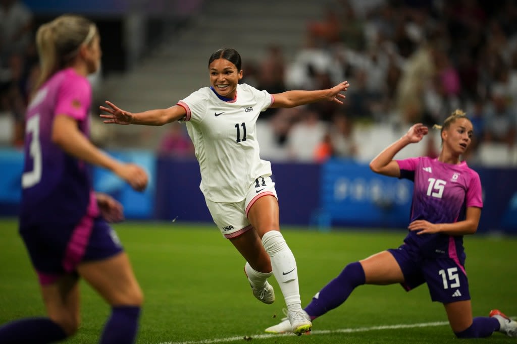 US women beat Germany 4-1 at Olympics