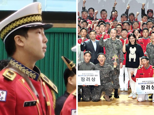 BTS RM's Army Band Bags Special Award At First-Ever Military Music Contest. See PICS