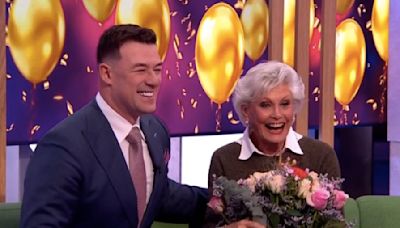 Strictly's Angela Rippon and Kai Widdrington enjoy sweet reunion