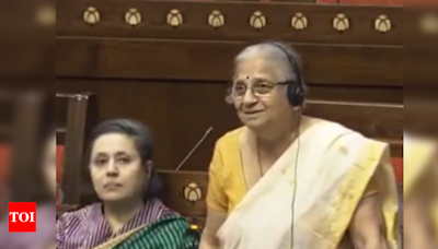 Combating cervical cancer to promoting domestic tourism: What Sudhya Murthy said in her maiden Rajya Sabha speech | Delhi News - Times of India