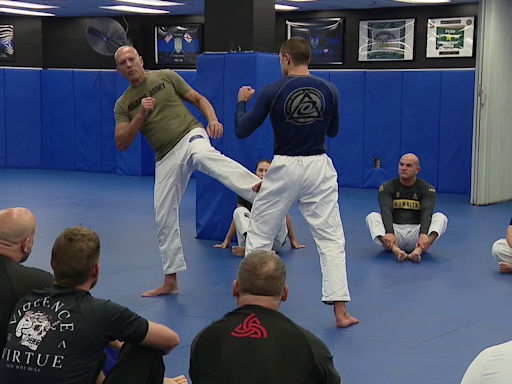 UFC legend Royce Gracie teaching Jiu Jitsu to Bay Area law enforcement