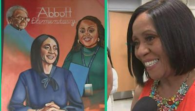 "Abbott Elementary" namesake Joyce Abbott honored with mural, dedication at Quinta Brunson's former school