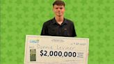 Teenager wins $2m lottery jackpot from one of first times he ever bought ticket