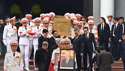 Thousands in Vietnam mourn at funeral of Communist Party chief Trong