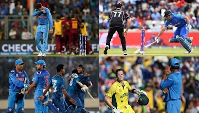 Team Indias Sorry Run In ICC Knockout Games Since 2013 Champions Trophy Triumph - In Pics