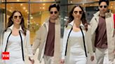 Sidharth Malhotra and Kiara Advani return to Mumbai, just in time for Anant Ambani and Radhika Merchant's wedding- video inside | Hindi Movie News - Times of India
