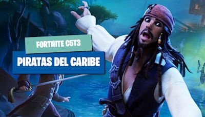 Evento de ‘Piratas del Caribe’ en Fortnite con Jack Sparrow, nuevas skins, minipase y todas las novedades