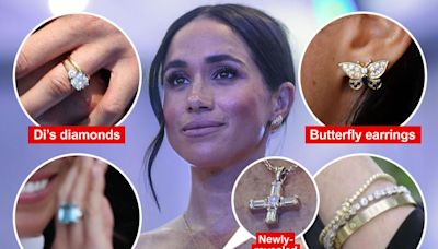 How Meghan Markle got Princess Diana’s crown jewels — including mysterious cross necklace