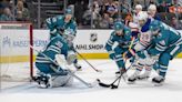 Hertl, Burroughs let Magnus Chrona down in loss to Oilers