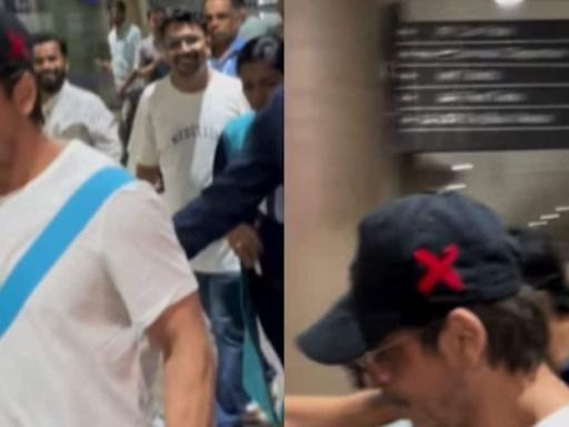 Shah Rukh Khan Makes A Starry Arrival At The Mumbai Airport After Hosting IIFA 2024 | Watch - News18