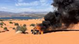 PHOTOS: UTV bursts into flames, sends black smoke billowing into sky over Sand Hollow