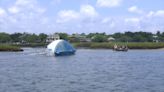 Recovery efforts underway for sunken ‘ornament of the Inlet’ Murrells Inlet sailboat