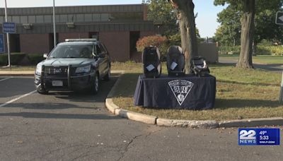 Massachusetts State Police host car seat safety check in Springfield