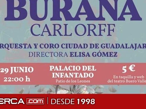 El concierto de Carmina Burana de Carl Orff se traslada al Teatro Buero Vallejo y comenzará a las 22:30 horas