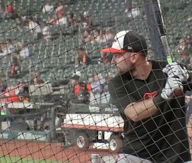 Houston star Colton Cowser celebrates Major League milestone at Minute Maid Park