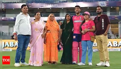 Watch: Dhruv Jurel celebrates maiden IPL fifty with family after Rajasthan Royals' victory against Lucknow Super Giants | Cricket News - Times of India