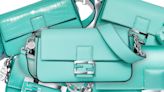 Fendi x Tiffany & Co. Craft Iconic Blue Baguette Handbags