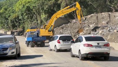 蘇花公路崇德段昨晚再坍方 公路局搶修今晨恢復雙向通車