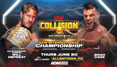 AEW International Title Match, Okada vs. Ultimo Guerrero Added To 6/22 AEW Collision