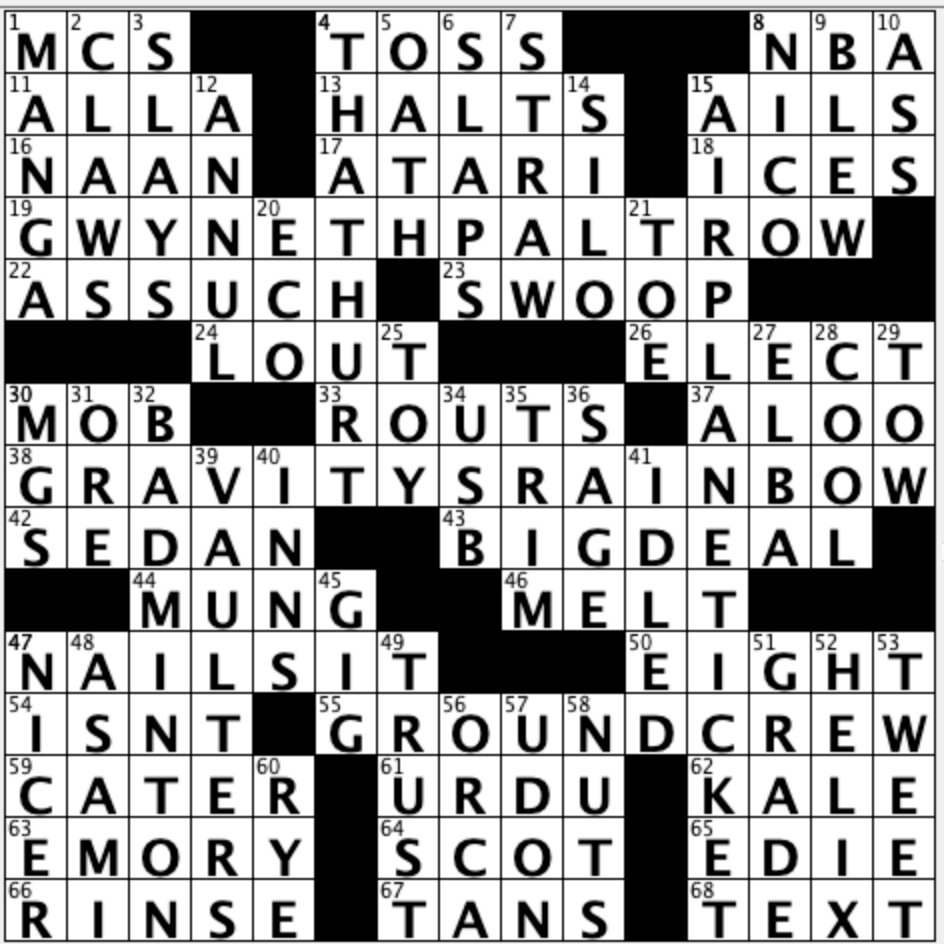 Off the Grid: Sally breaks down USA TODAY's daily crossword puzzle, Grow Apart