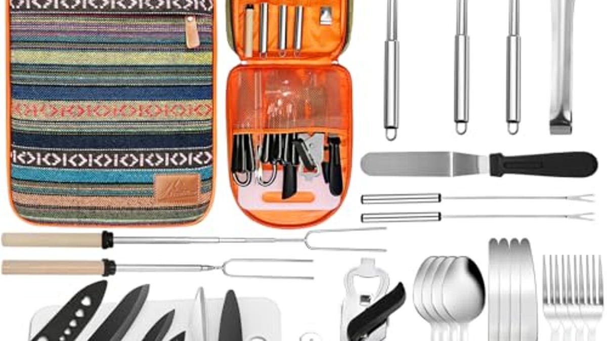 Maximize Your Outdoor Cooking Experience This Summer with the Portable Camping Kitchen Utensil Set