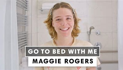 Maggie Rogers on French Skincare Products She Swears By | Go To Bed With Me | Harper's BAZAAR