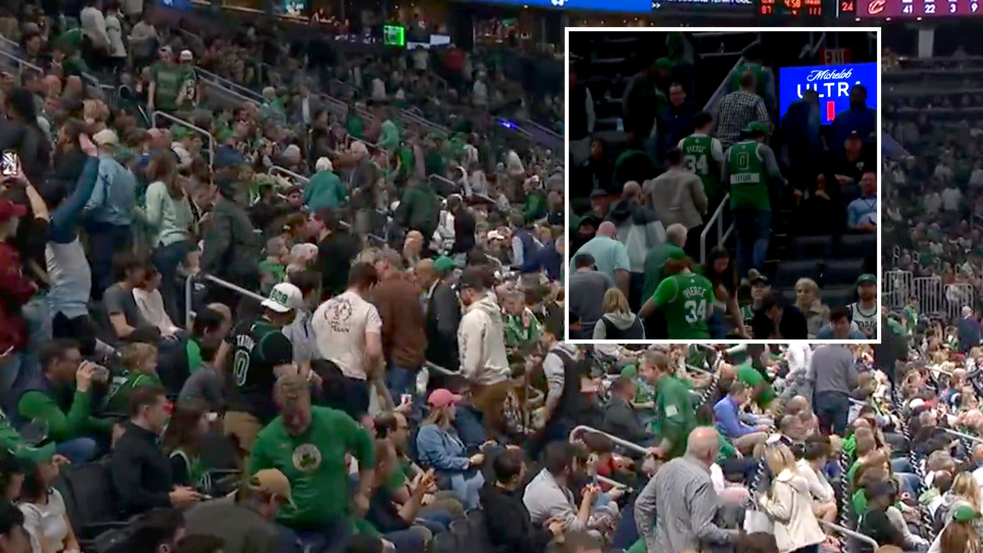 NBA fans slam 'embarrassing' Celtics as thousands leave playoff loss early