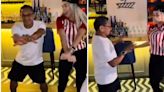 Mane Díaz encendió las redes sociales: celebró triunfo de Junior bailando con Day Vásquez el vallenato ‘El Secuestro’