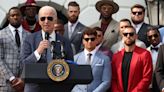 Biden hosts Kansas City Chiefs at White House as team celebrates back-to-back Super Bowl wins - WSVN 7News | Miami News, Weather, Sports | ...