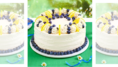 Luscious Lemon-Blueberry Cake Recipe is a Sweet Summer Sensation