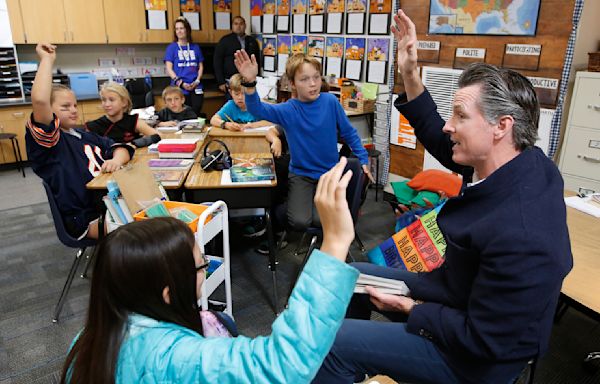 Teachers helped elect Gavin Newsom. Now, they're angry about his budget cuts