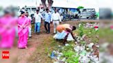 Collector directs Tasmac staff to clear plastic waste on vacant land | Trichy News - Times of India