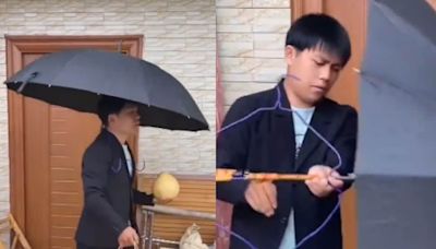 This ‘Wearable’ Umbrella Hack Has Anand Mahindra’s Attention - News18