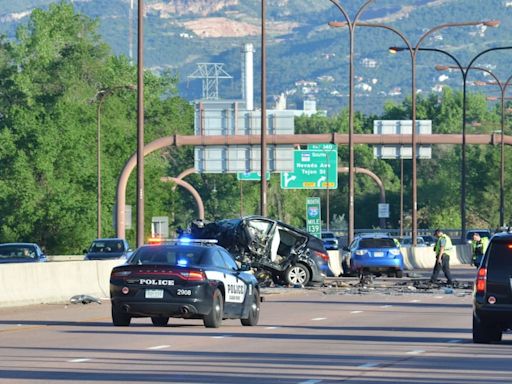 3 including good Samaritan killed following wrong-way crash on I-25 in south Colorado Springs