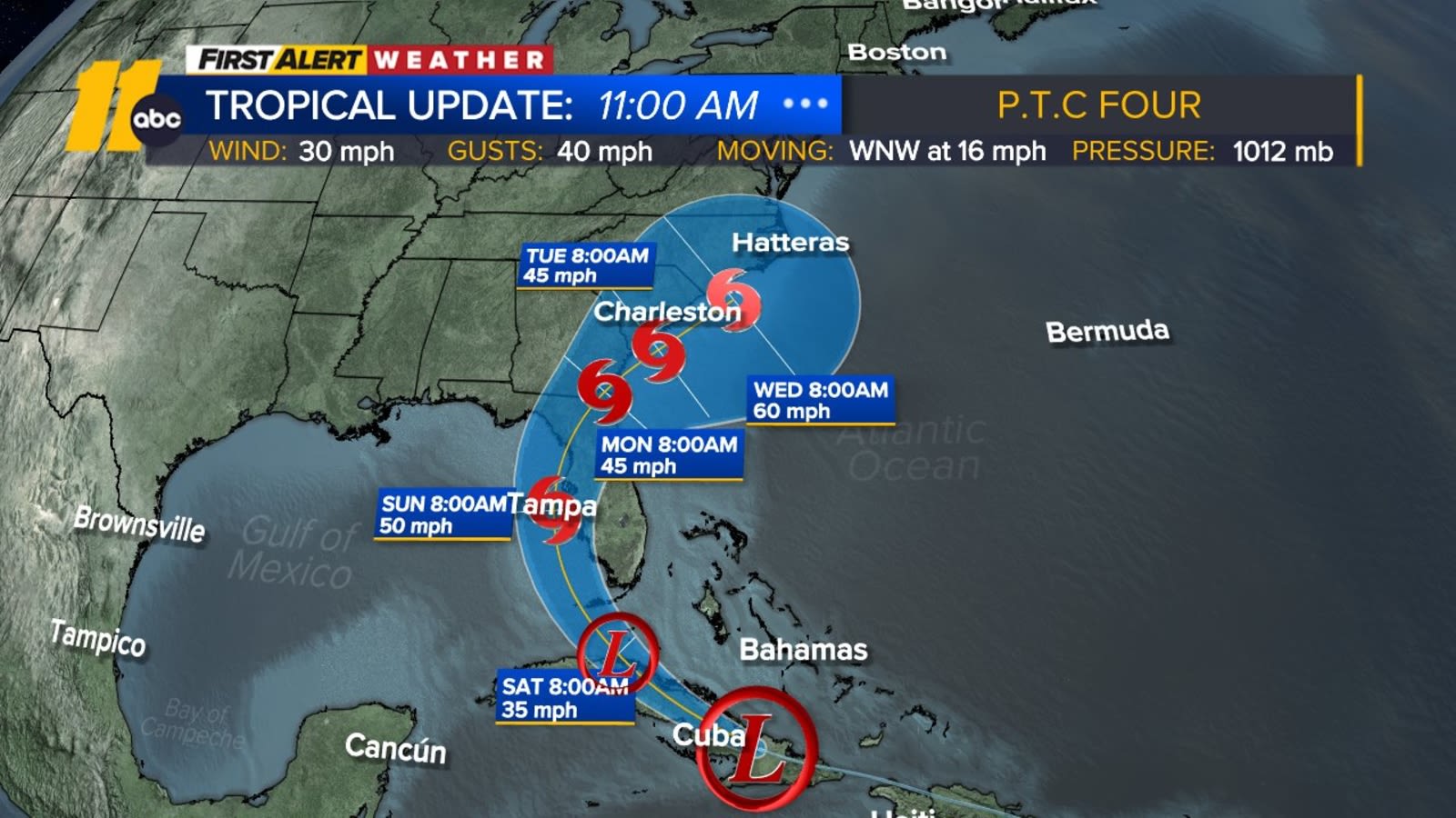 Potential tropical storm system could make its way into North Carolina: Timeline