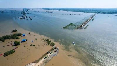 中國試圖封堵洞庭湖決堤缺口 第二道防線也告急