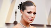 Ashley Graham is giving old Hollywood glam vibes in lace bodysuit and diamonds