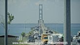 Summer travelers experience traffic backups on Mackinac Bridge