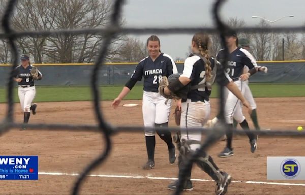 Ithaca College softball sweeps Skidmore in Liberty League doubleheader