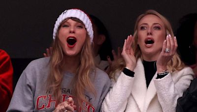 Taylor Swift Fans Lose It Over Brittany Mahomes' New Photos With Tayvis: 'WAGs Reunited!'