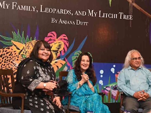 Glimpses from the launch of Anjana Dutt's book My Family, Leopards and My Litchi Tree