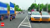 Misleading road markings risk in Trichy | Trichy News - Times of India