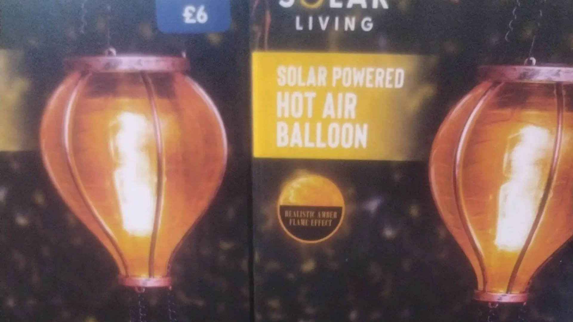 B&M shopper shows how 'beautiful' cult £6 hot air balloon lights look at night