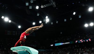 Art in motion: Simone Biles' gold medal-winning women's vault