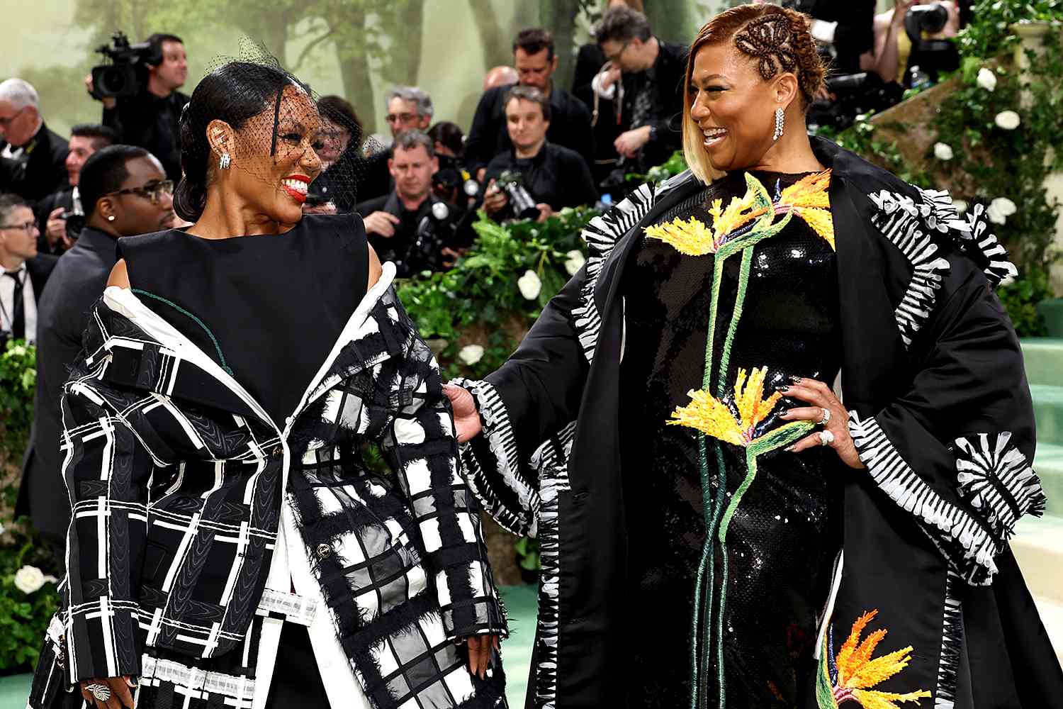 Queen Latifah and Partner Eboni Nichols Make Rare Red Carpet Appearance at 2024 Met Gala