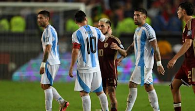 Argentina terminó 1-1 con Venezuela y empató por primera vez en la eliminatoria