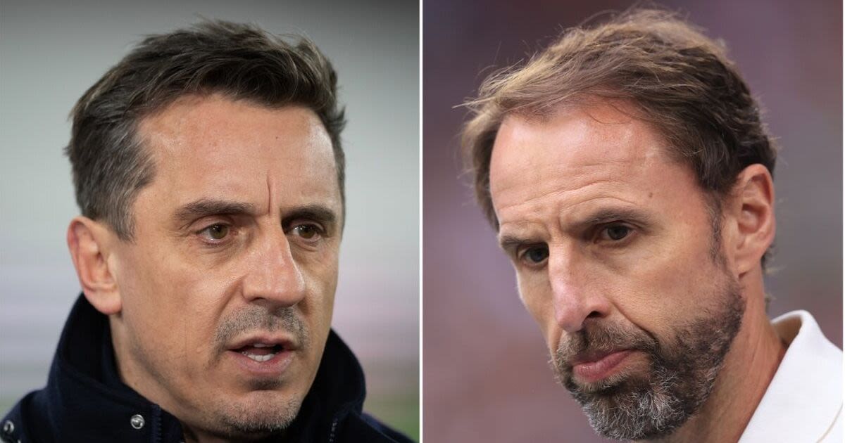 Gary Neville accuses Southgate of 'illegal' offence during England vs Slovakia