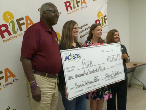 Jackson Parks and Recreation presents check to local non-profit - WBBJ TV