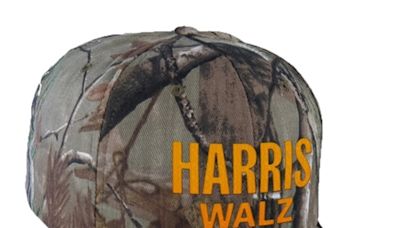 ‘For all the midwest princesses out there’: Walz-Harris fans obsess over camo hat merch