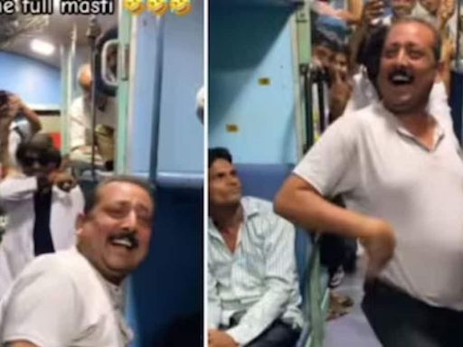 Video Of Man Dancing His Heart Out On A Crowded Train Viral - News18